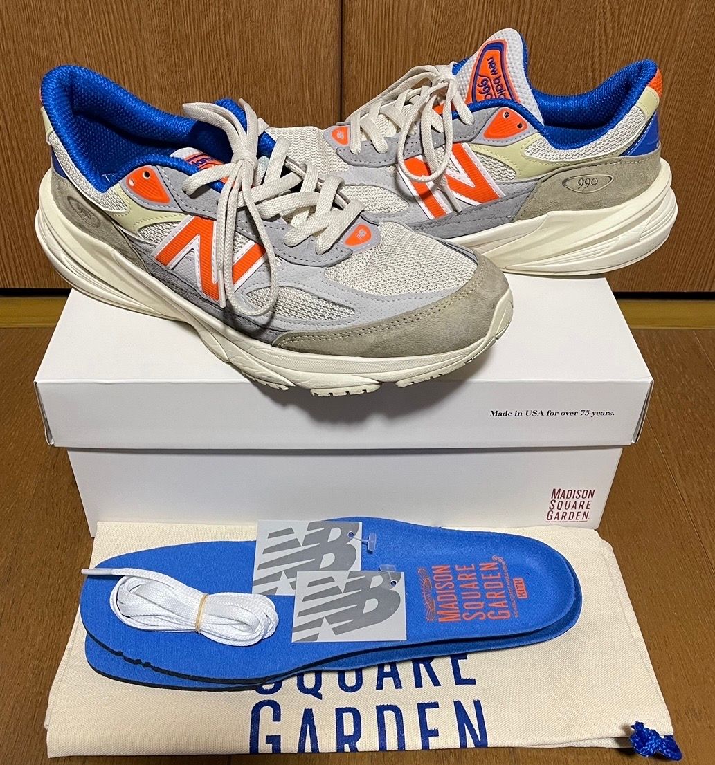 KITH × New Balance 990V6 Madison Square Garden "Sanddrift"