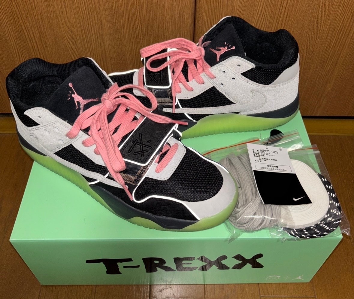 トラヴィススコット × チェイスB × ナイキ ジャンプマンジャック TR CJ1 T-Rexx "ナイトシルバー"