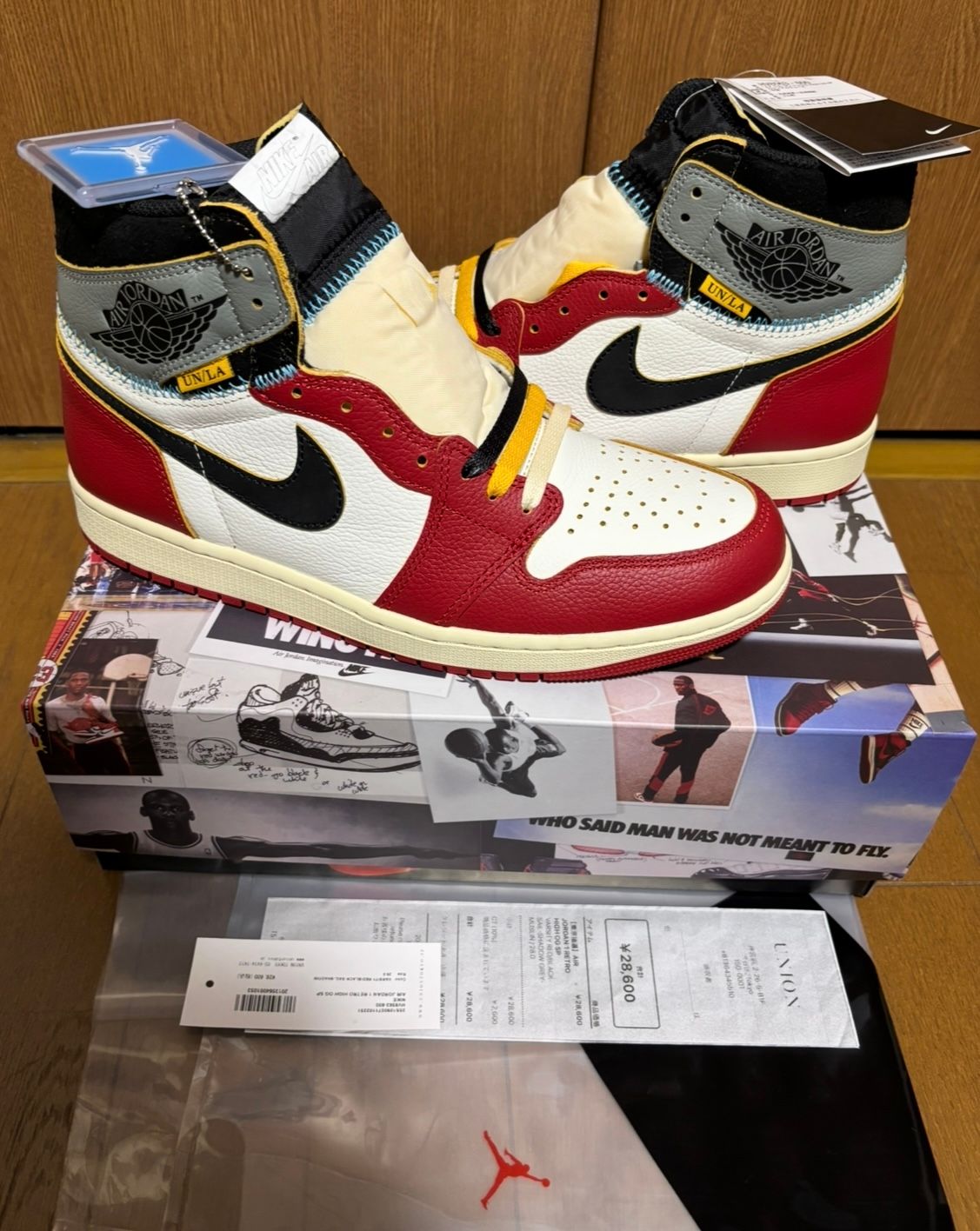 UNION × Nike Air Jordan 1 Retro High OG "Chicago/Shadow"