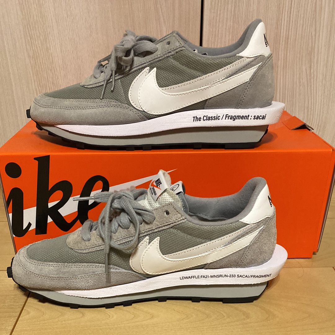 Fragment × sacai × Nike LD Waffle "Light Smoke Grey"