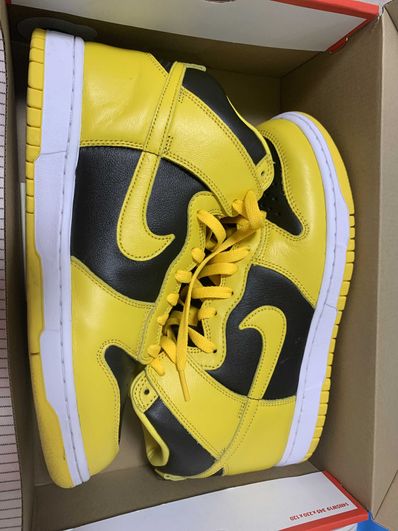 Nike Dunk High "Black/Varsity Maize"