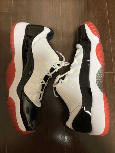 NIKE AIR JORDAN11 LOW GS "GYM RED"