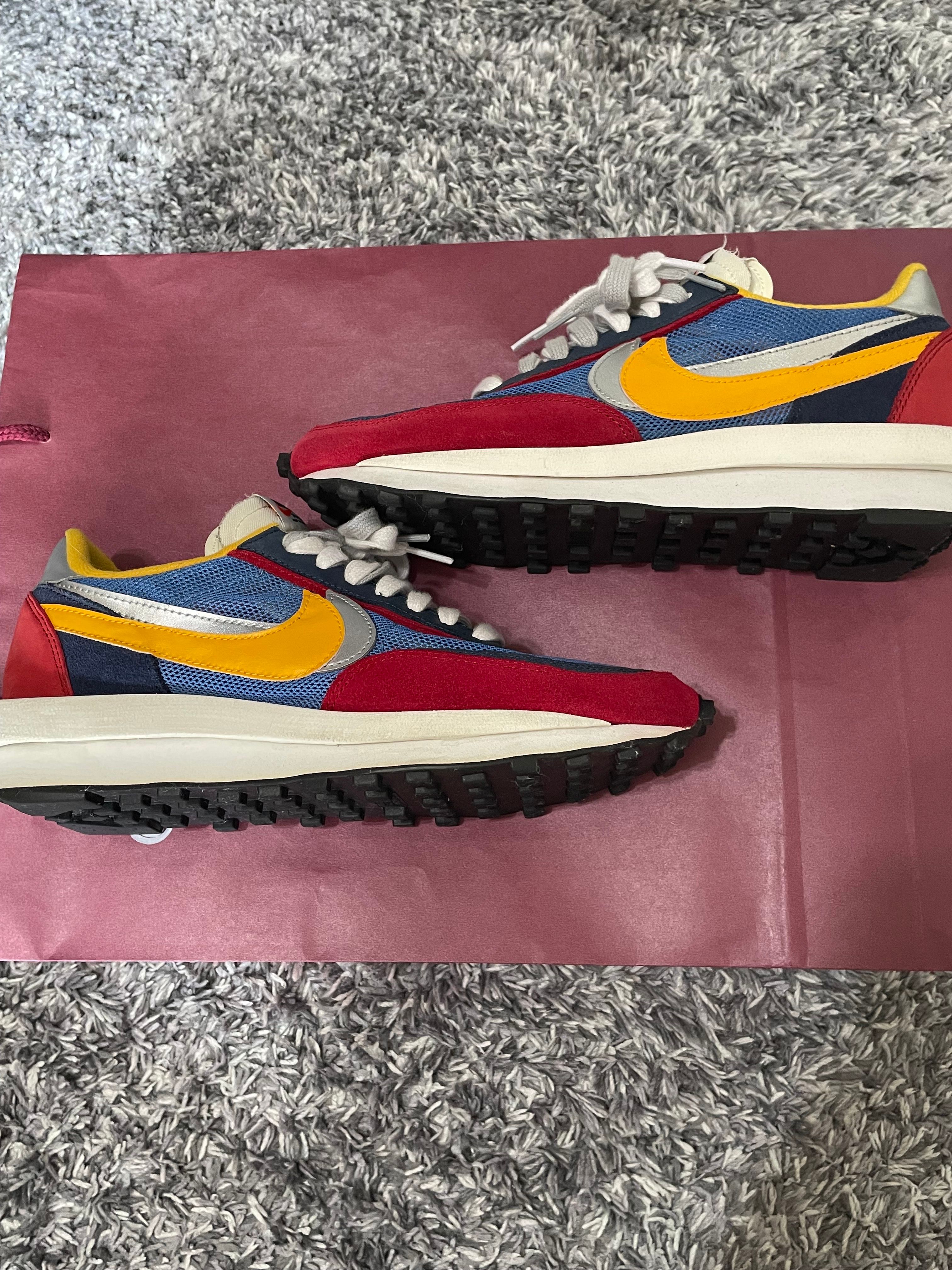 sacai × Nike LDV Waffle "Red/Blue"