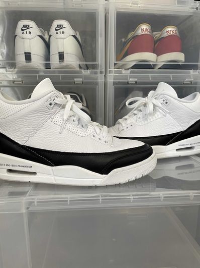 Fragment × Nike Air Jordan 3 "White/Black"