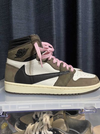Travis Scott × Nike Air Jordan 1 Retro High OG TS SP "Sail/Dark Mocha"