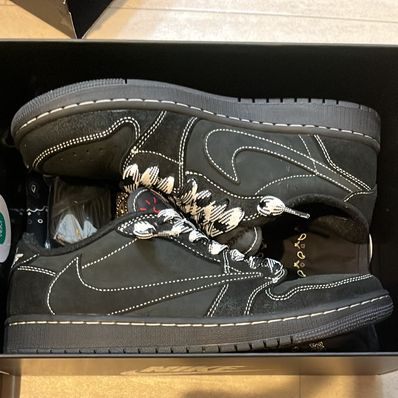 Travis Scott × Nike Air Jordan 1 Low OG SP "Black Phantom"