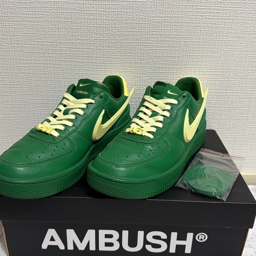 AMBUSH × Nike Air Force 1 Low "Pine Green and Citron"