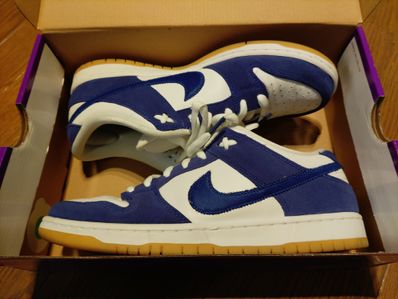 Nike SB Dunk Low "Los Angeles Dodgers/Deep Royal Blue"