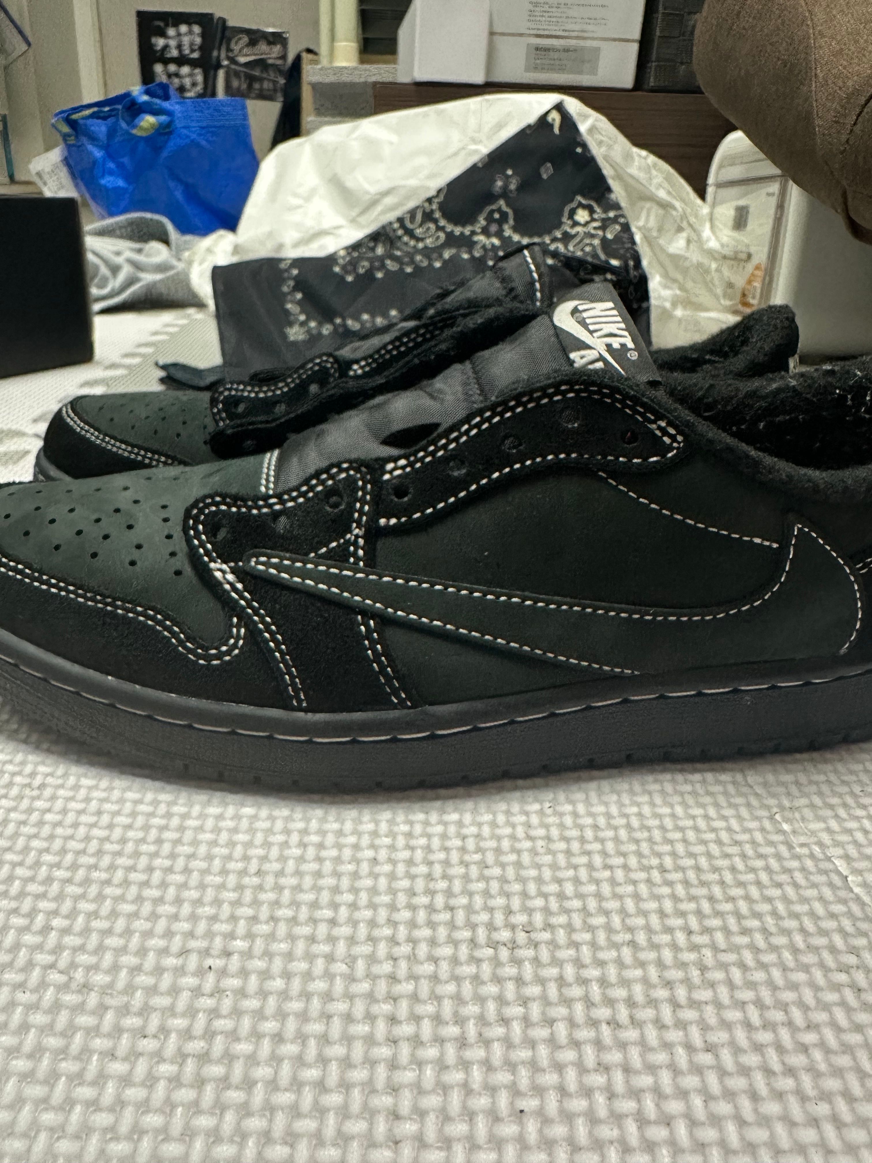 Travis Scott × Nike Air Jordan 1 Low OG SP "Black Phantom"