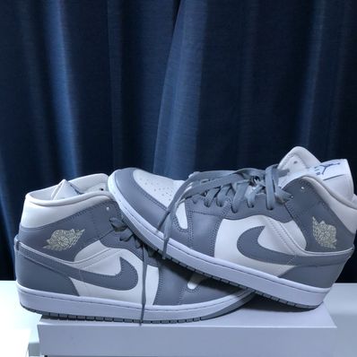 Nike Women's Air Jordan 1 Mid "Grey/Sail"
