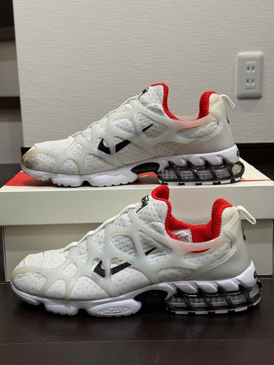 Stussy × Nike Air Zoom Kukini "White/Red"