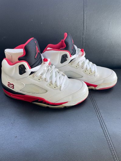 Nike Air Jordan 5 Retro "Fire Red/Black Tongue" (2013)