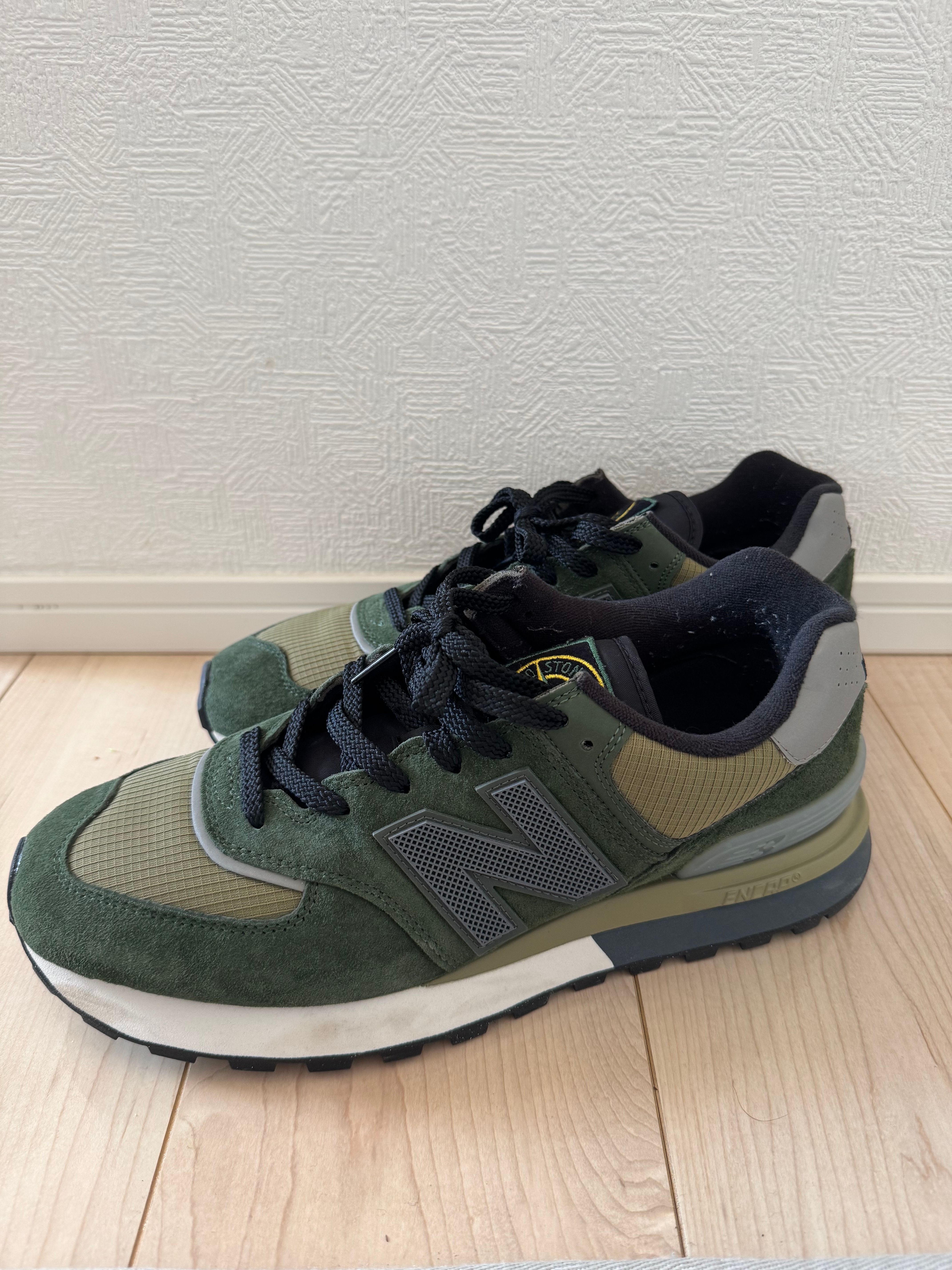 Stone Island × New Balance 574 Legacy "Dark Green"