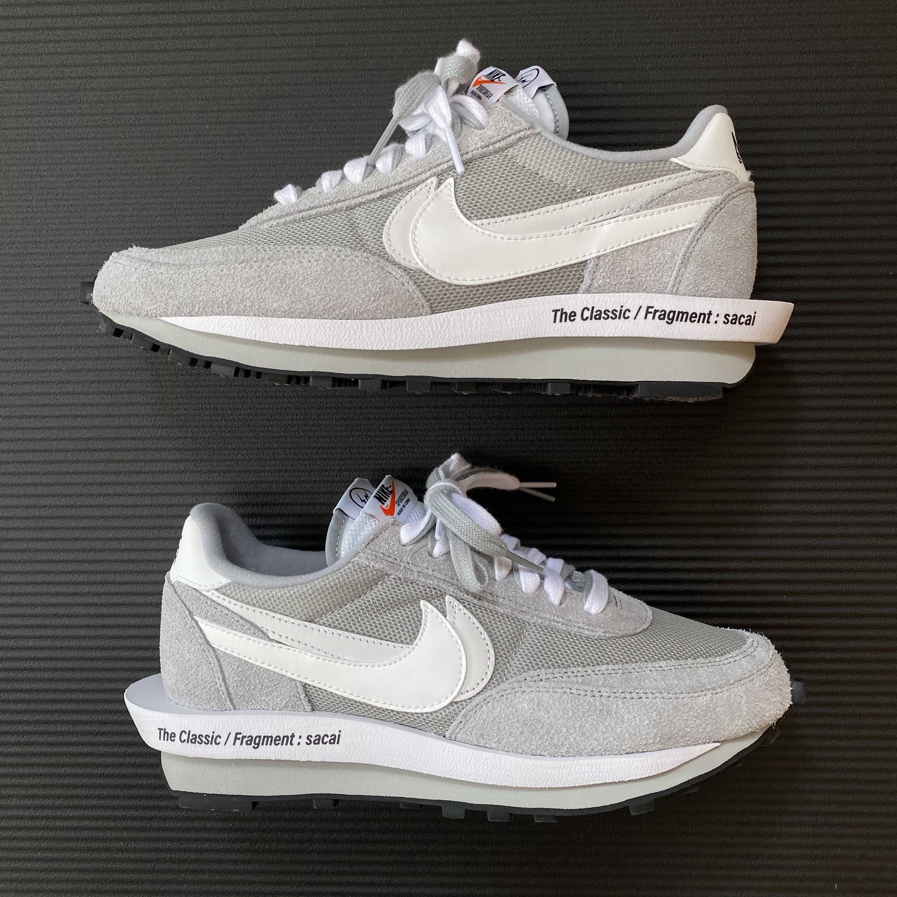 Fragment × sacai × Nike LD Waffle "Light Smoke Grey"
