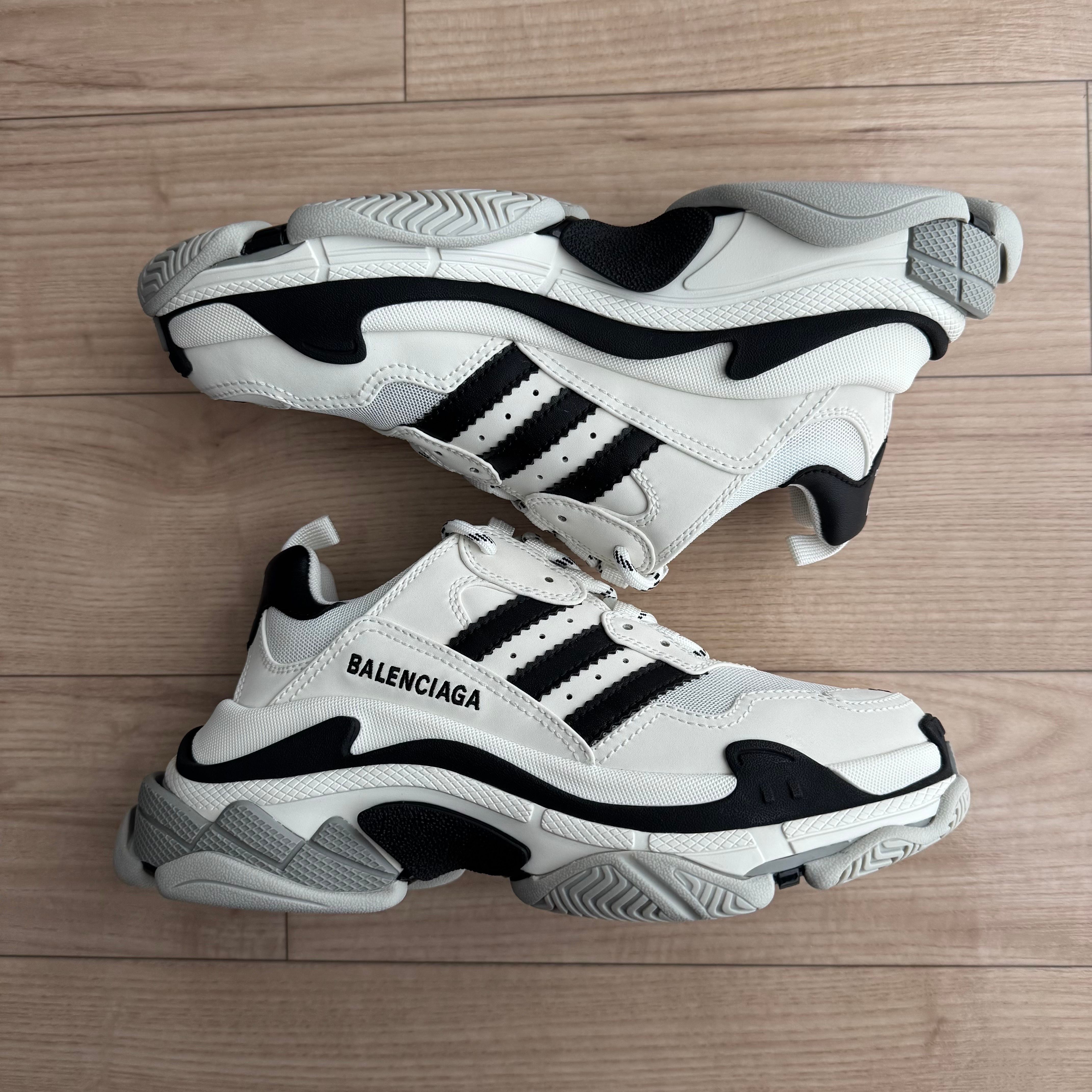 adidas × BALENCIAGA Triple S "White"