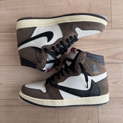 Travis Scott × Nike Air Jordan 1 Retro High OG TS SP "Sail/Dark Mocha"