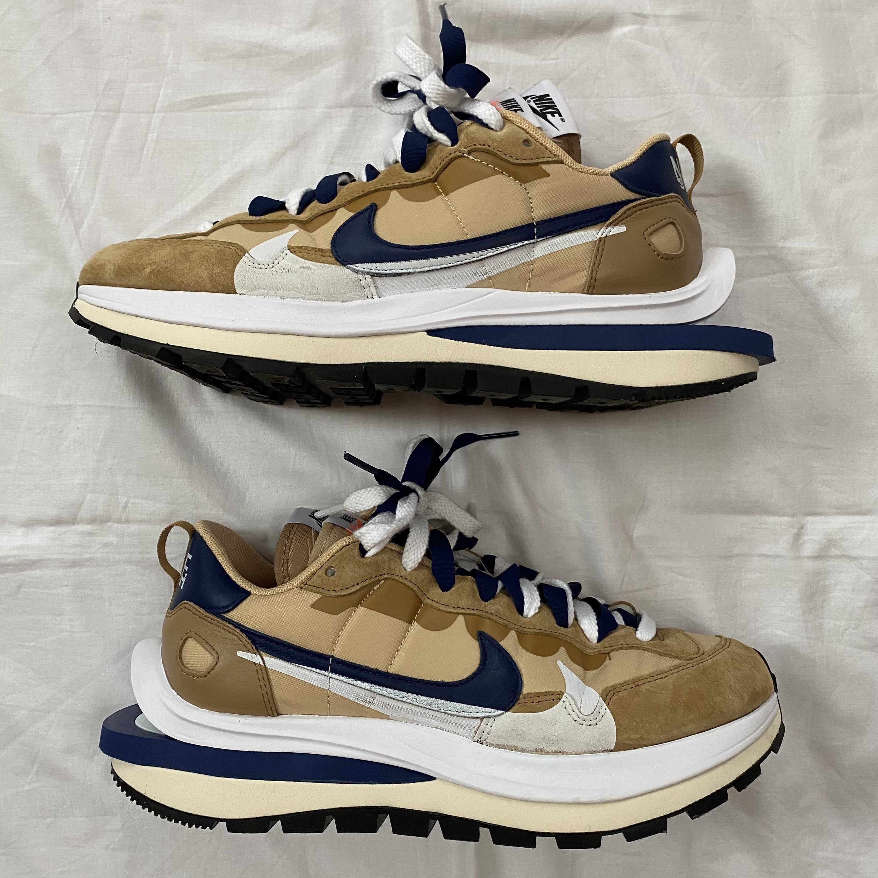 Sacai × Nike Vapor Waffle "Sesame And Blue Void"