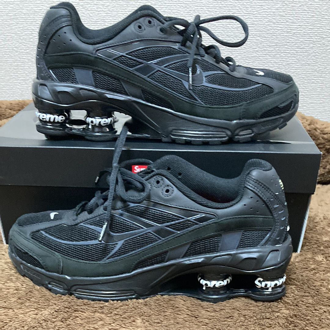 Supreme × Nike Shox Ride 2 "Black/Black-White"