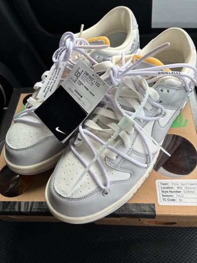 Off-White × Nike Dunk Low 1 of 50 "Lot.49"