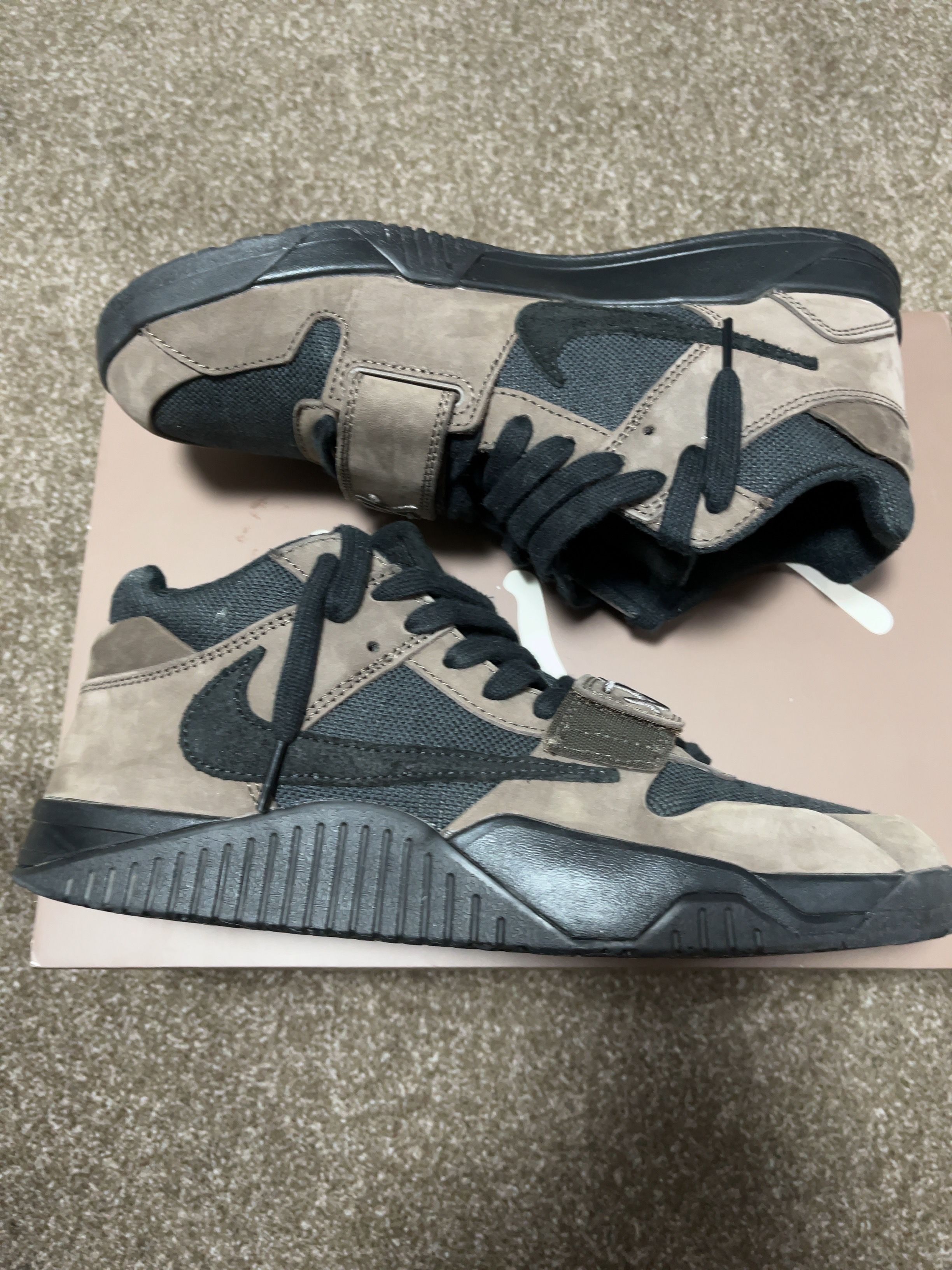 Travis Scott × Nike Jordan Jumpman Jack TR CJ1 T-Rexx "Black and Dark Mocha"
