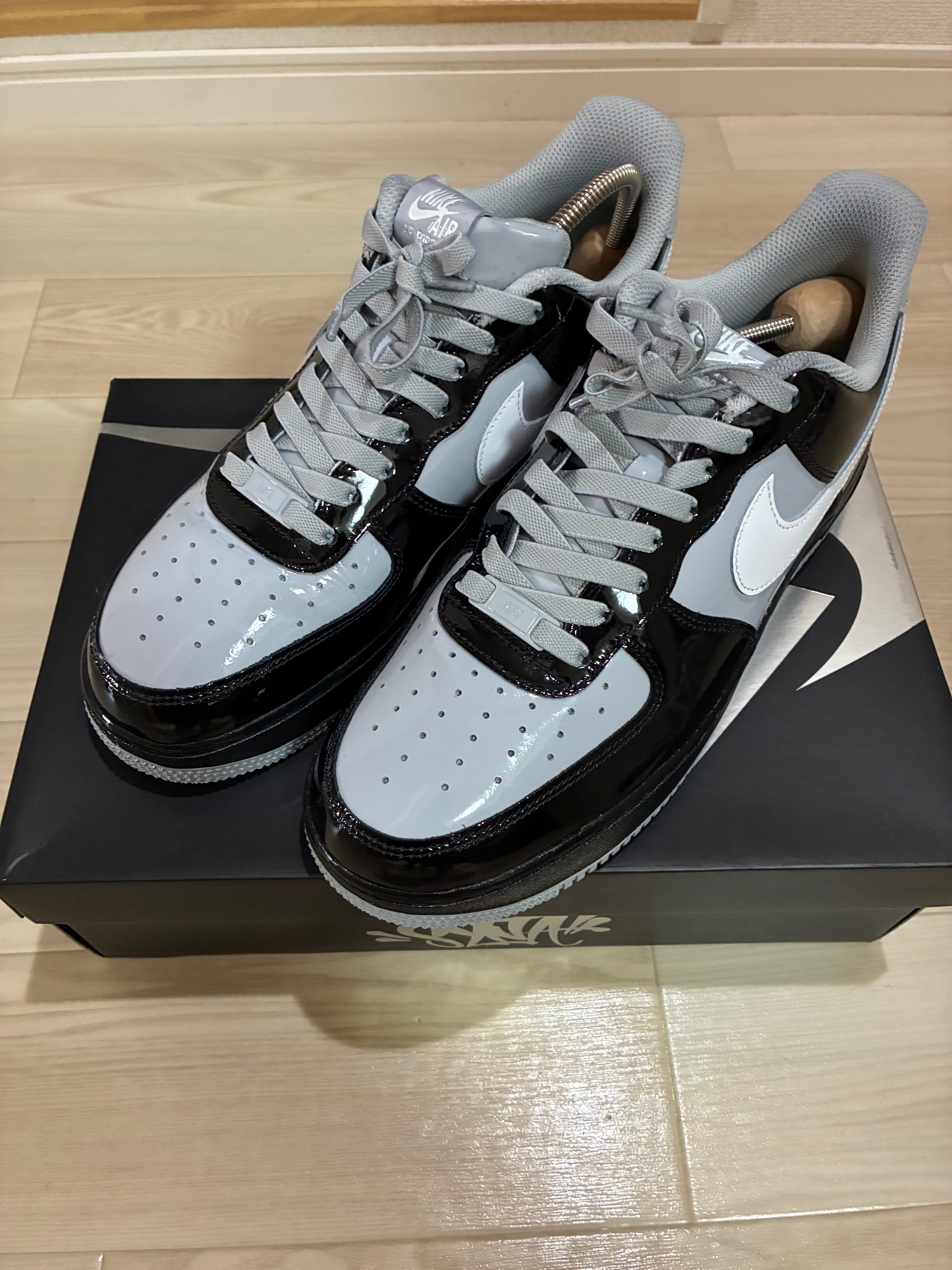 Central Cee × Nike Air Force 1 Low "Black/Light Smoke Grey"