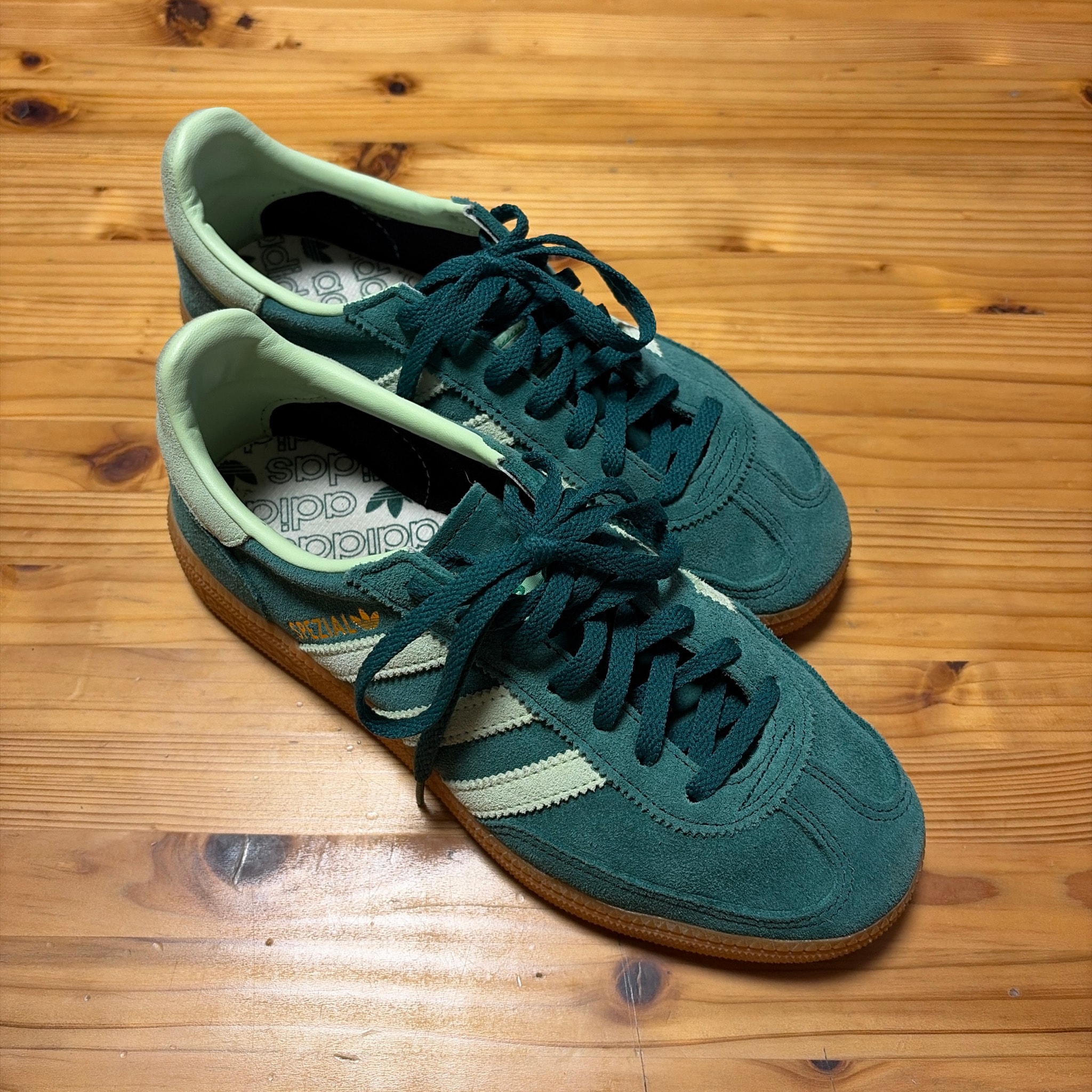 adidas Women's Handball Spezial "College Green/Semi Green Spark/Gum"