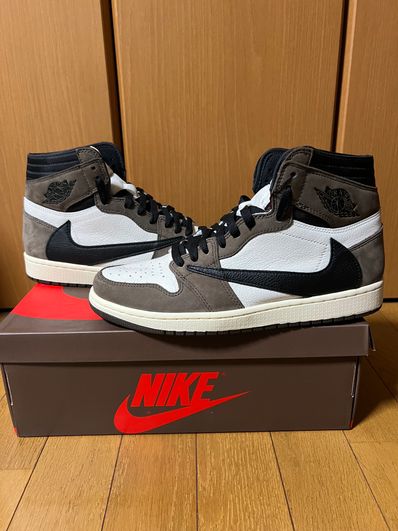 Travis Scott × Nike Air Jordan 1 Retro High OG TS SP "Sail/Dark Mocha"