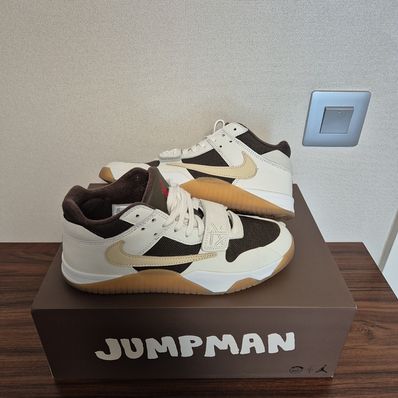 Travis Scott × Nike Jordan Jumpman Jack TR "Sail and Dark Mocha"