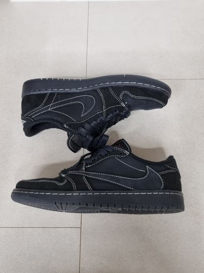 Travis Scott × Nike Air Jordan 1 Low OG SP "Black Phantom"
