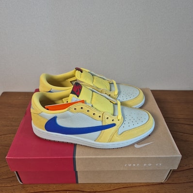 Travis Scott × Nike Women's Air Jordan 1 Retro Low OG "Canary"