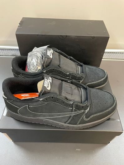 Travis Scott × Nike Air Jordan 1 Low OG SP "Black Phantom"