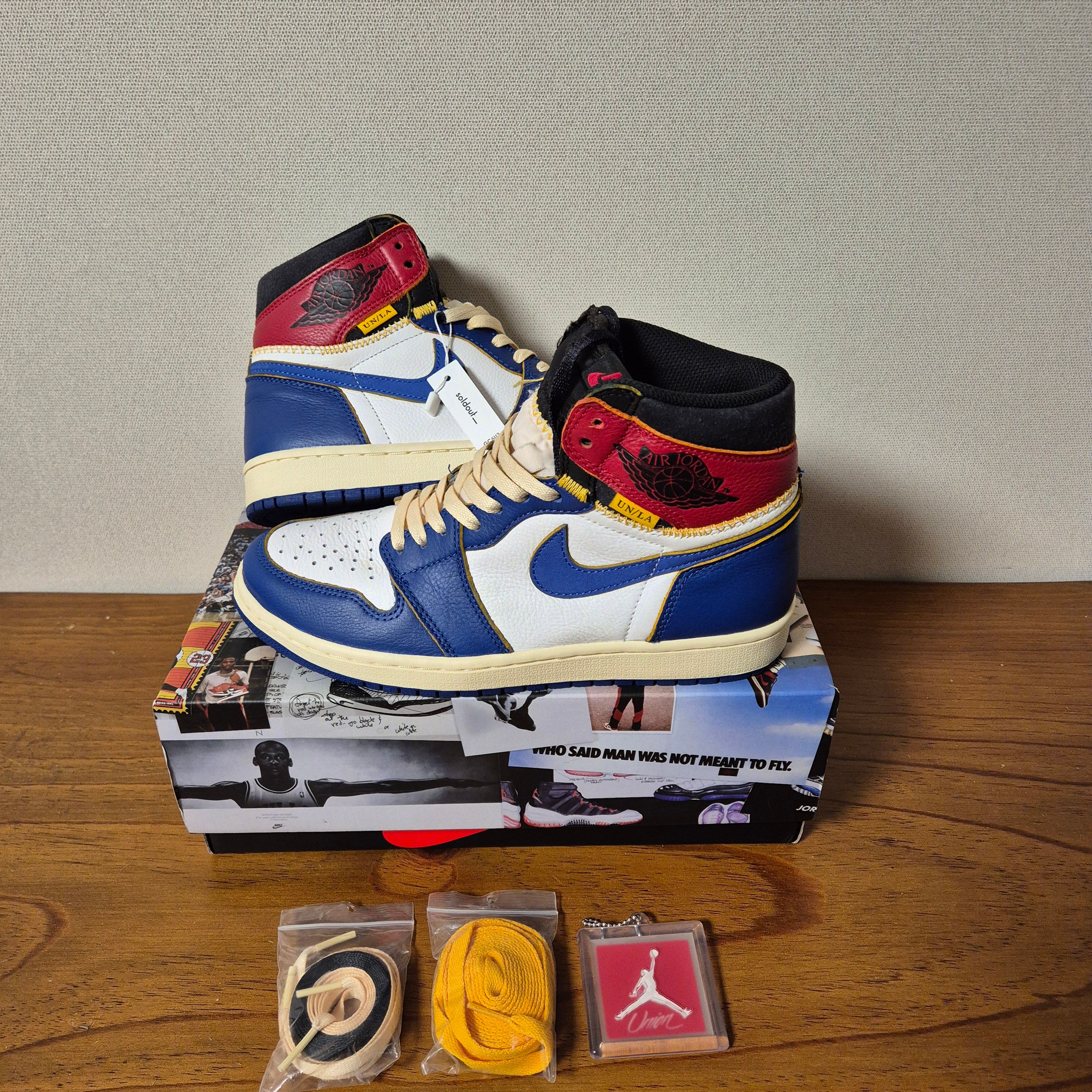 Union × Nike Air Jordan 1 Retro High OG NRG "Storm Blue/Varsity Red"