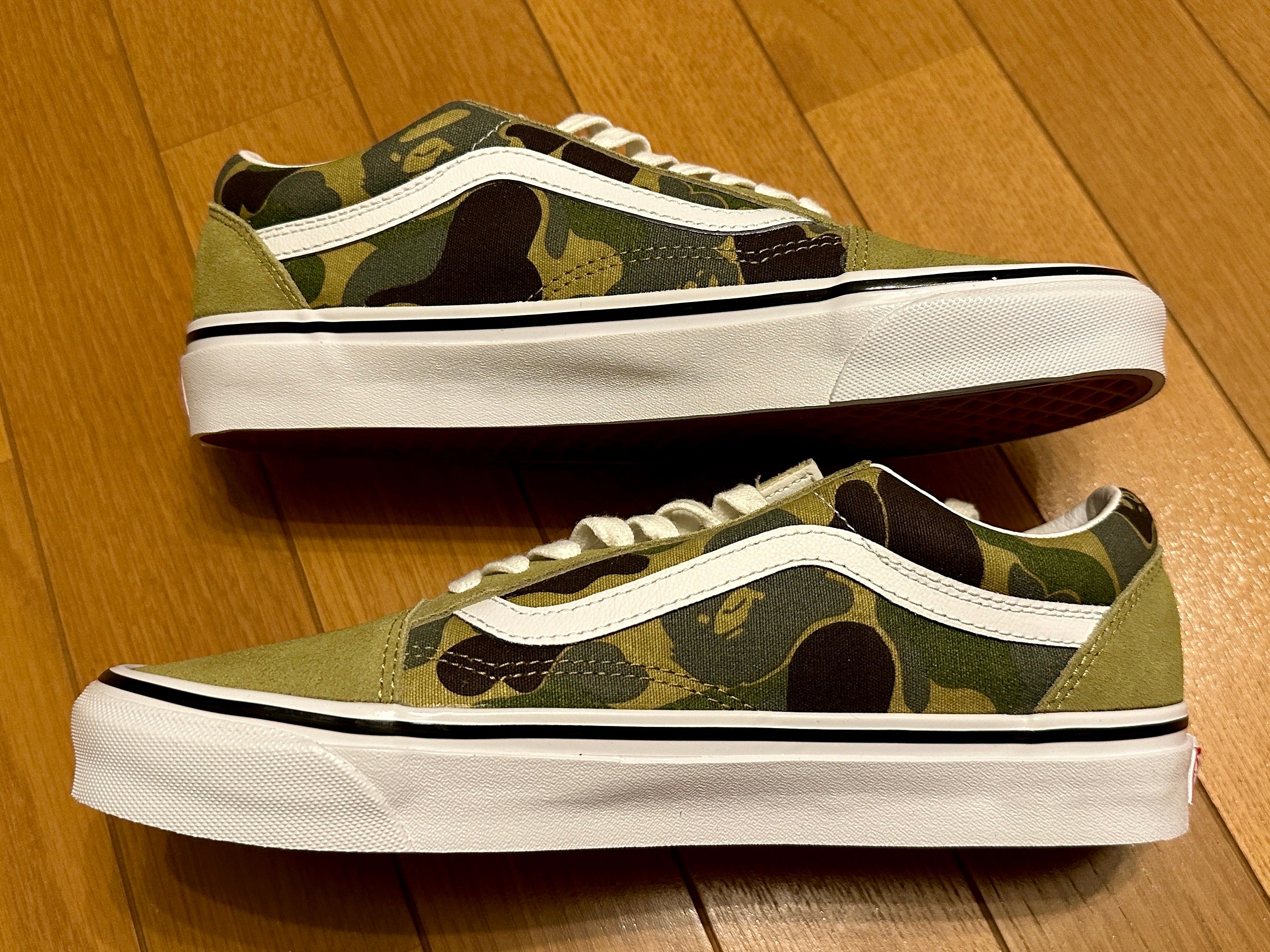 A BATHING APE®︎ × Vans ABC Camo Old Skool "Green"