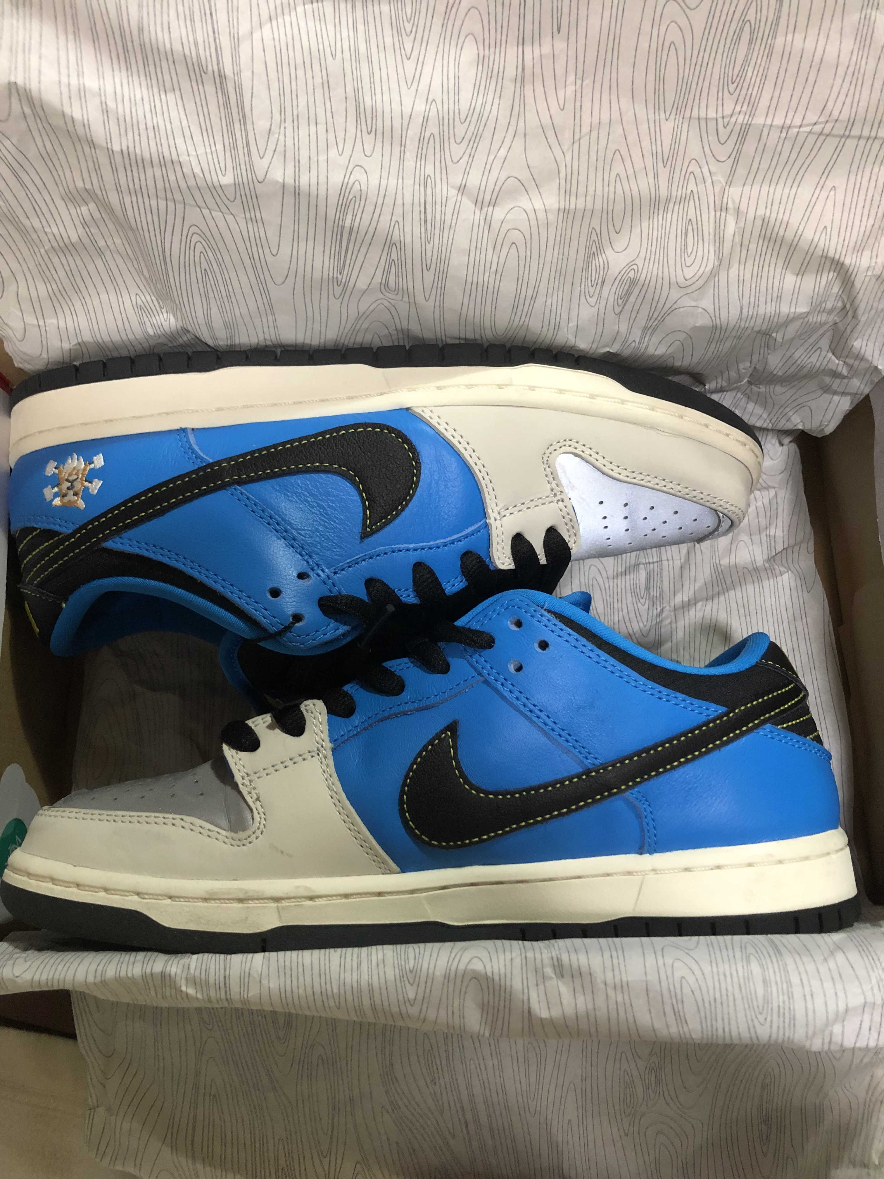 Instant Skateboards × Nike SB Dunk Low "Blue Hero"