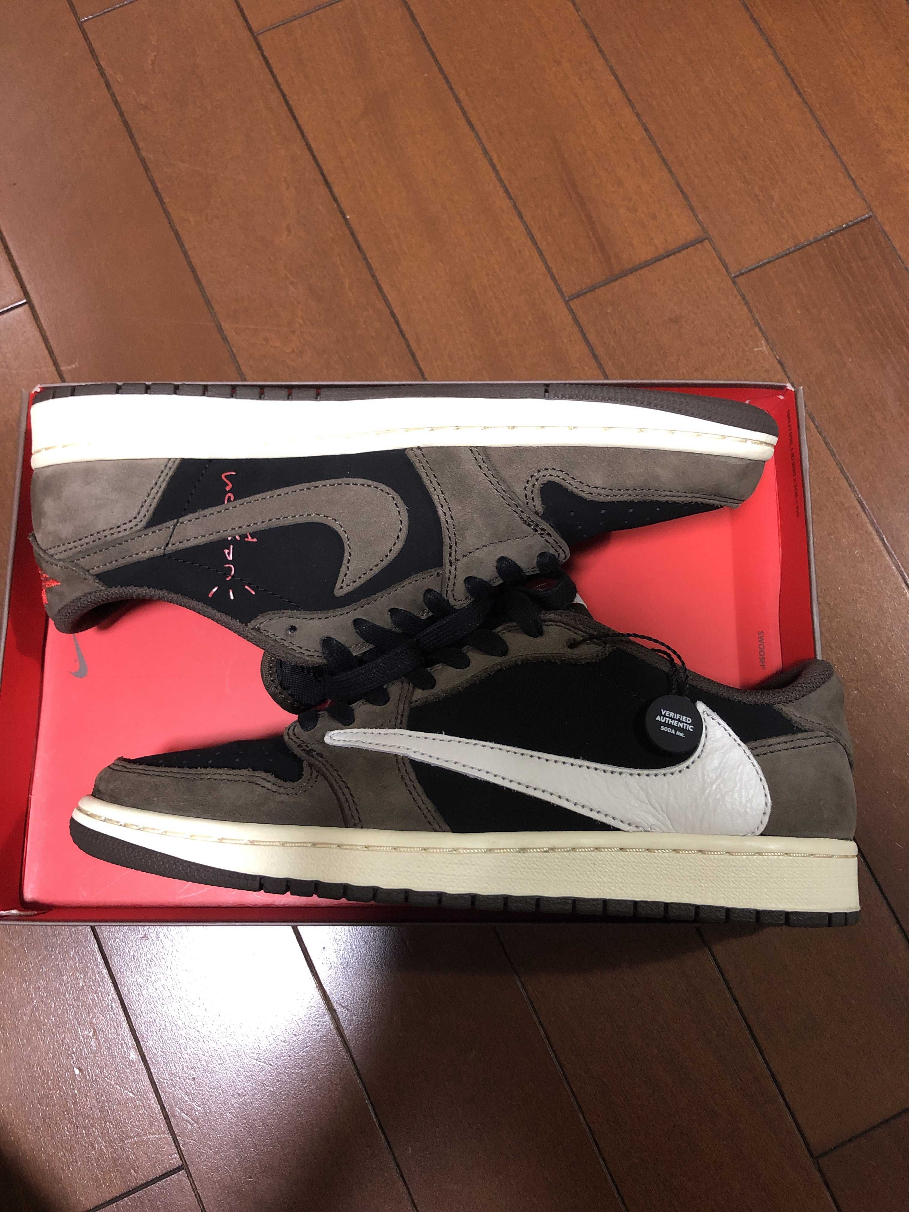Travis Scott × Nike Air Jordan 1 Low OG SP-T  "Black/Dark Mocha"