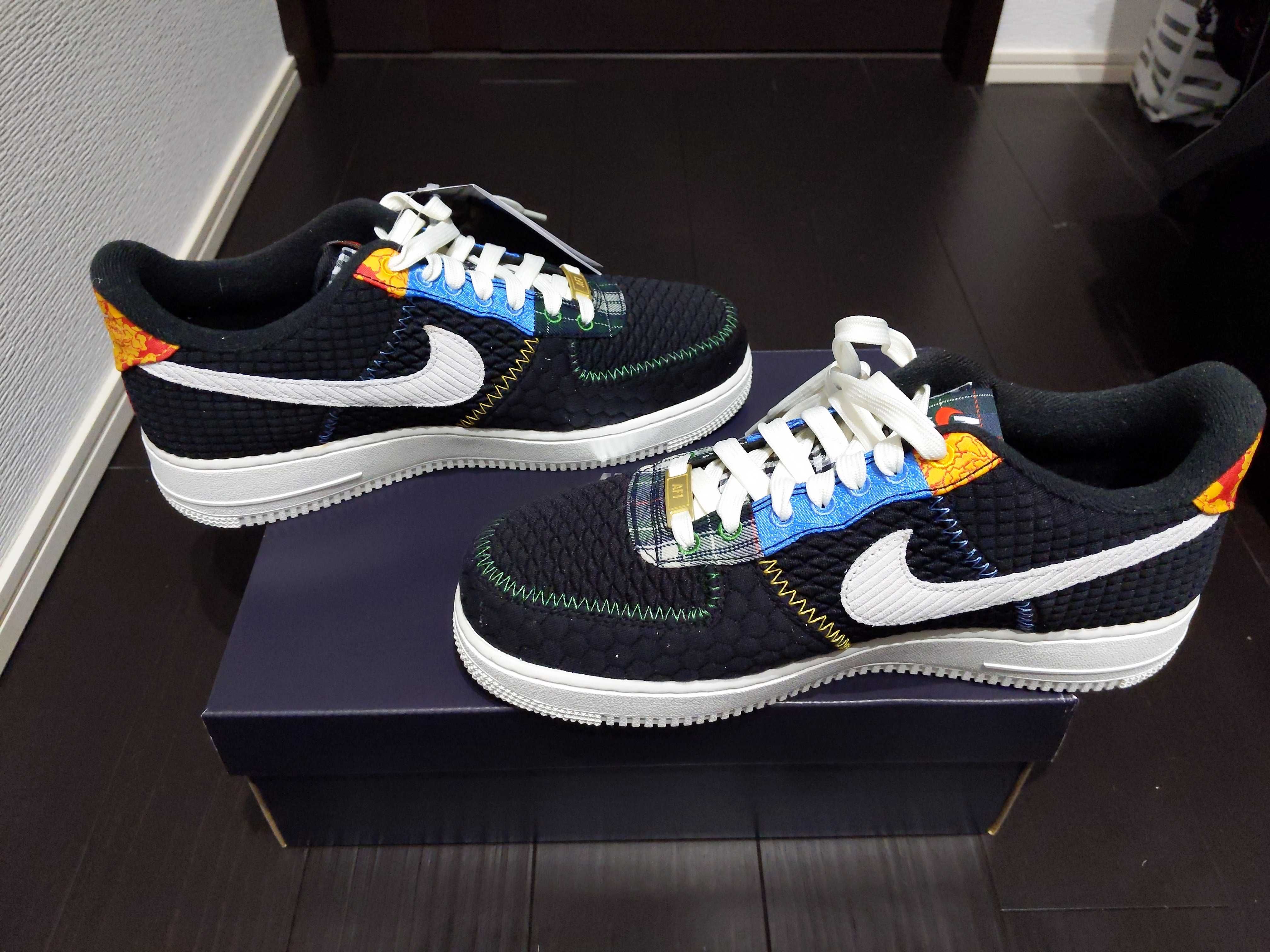 Nike Air Force 1 Low "Black/Sail/University Red/White"