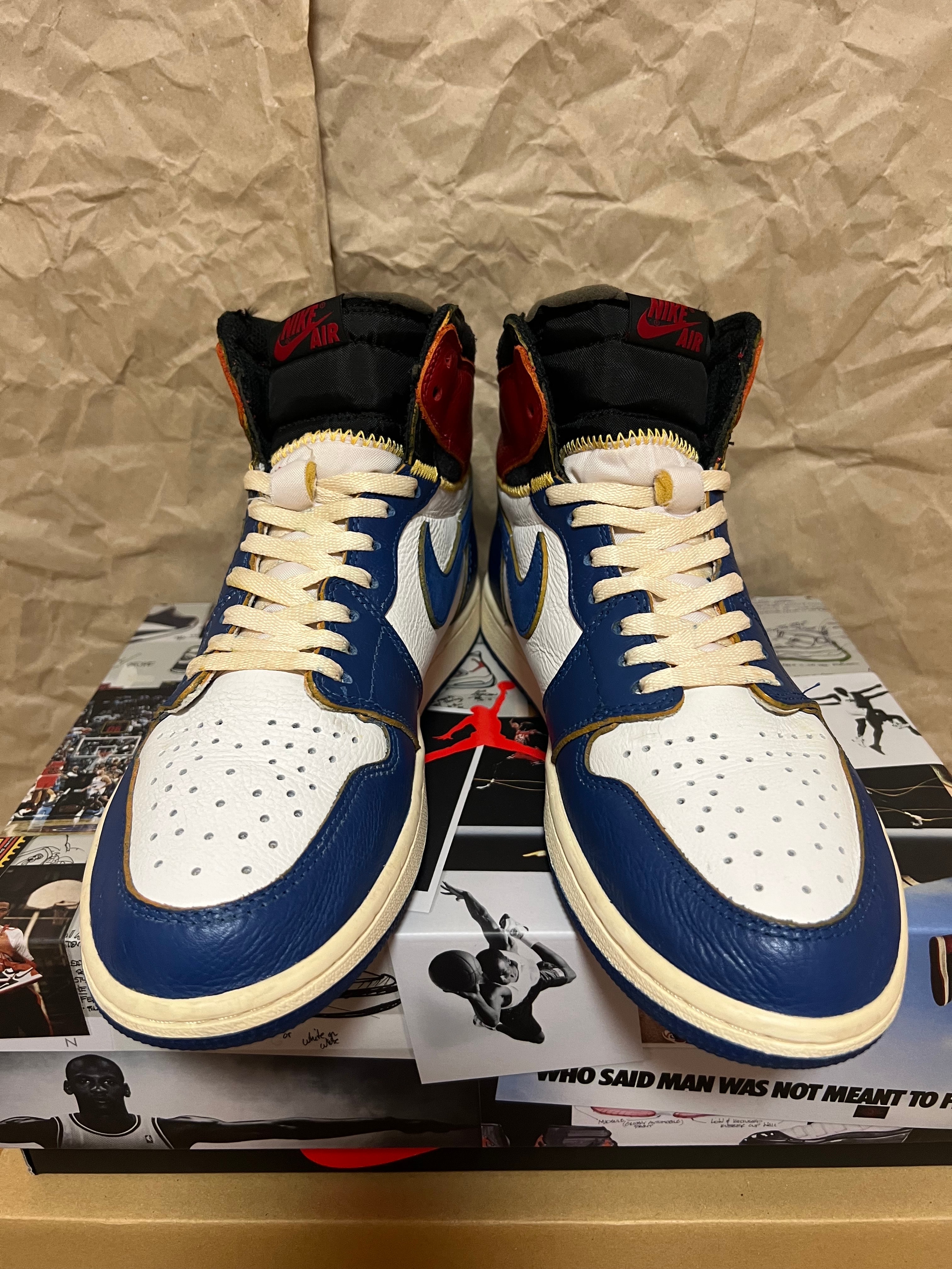 Union × Nike Air Jordan 1 Retro High OG NRG "Storm Blue/Varsity Red"
