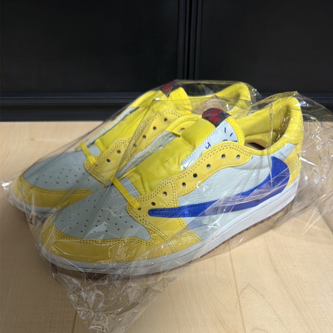 Travis Scott × Nike Women's Air Jordan 1 Retro Low OG "Canary"