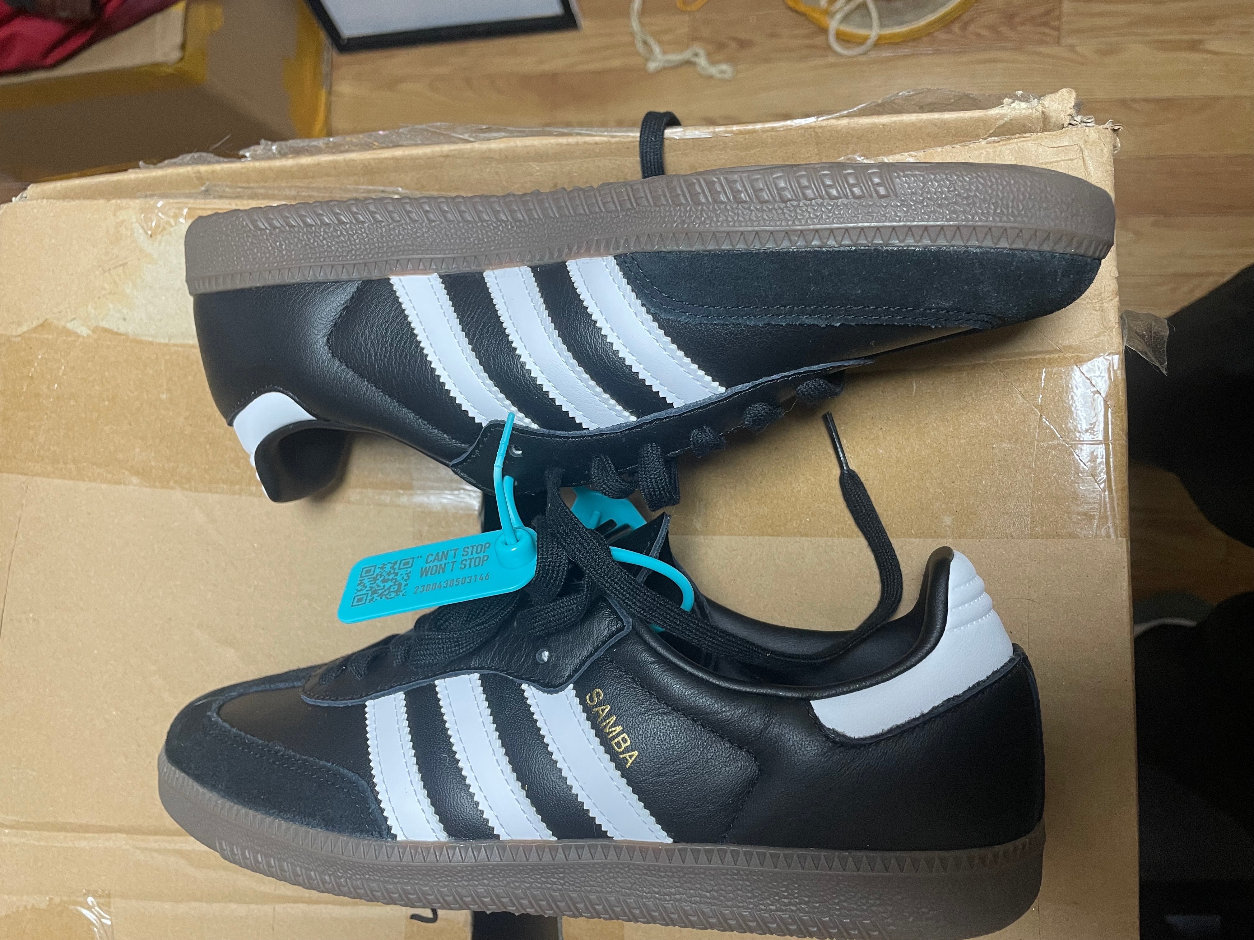 adidas Samba OG "Core Black/Cloud White/Gum"