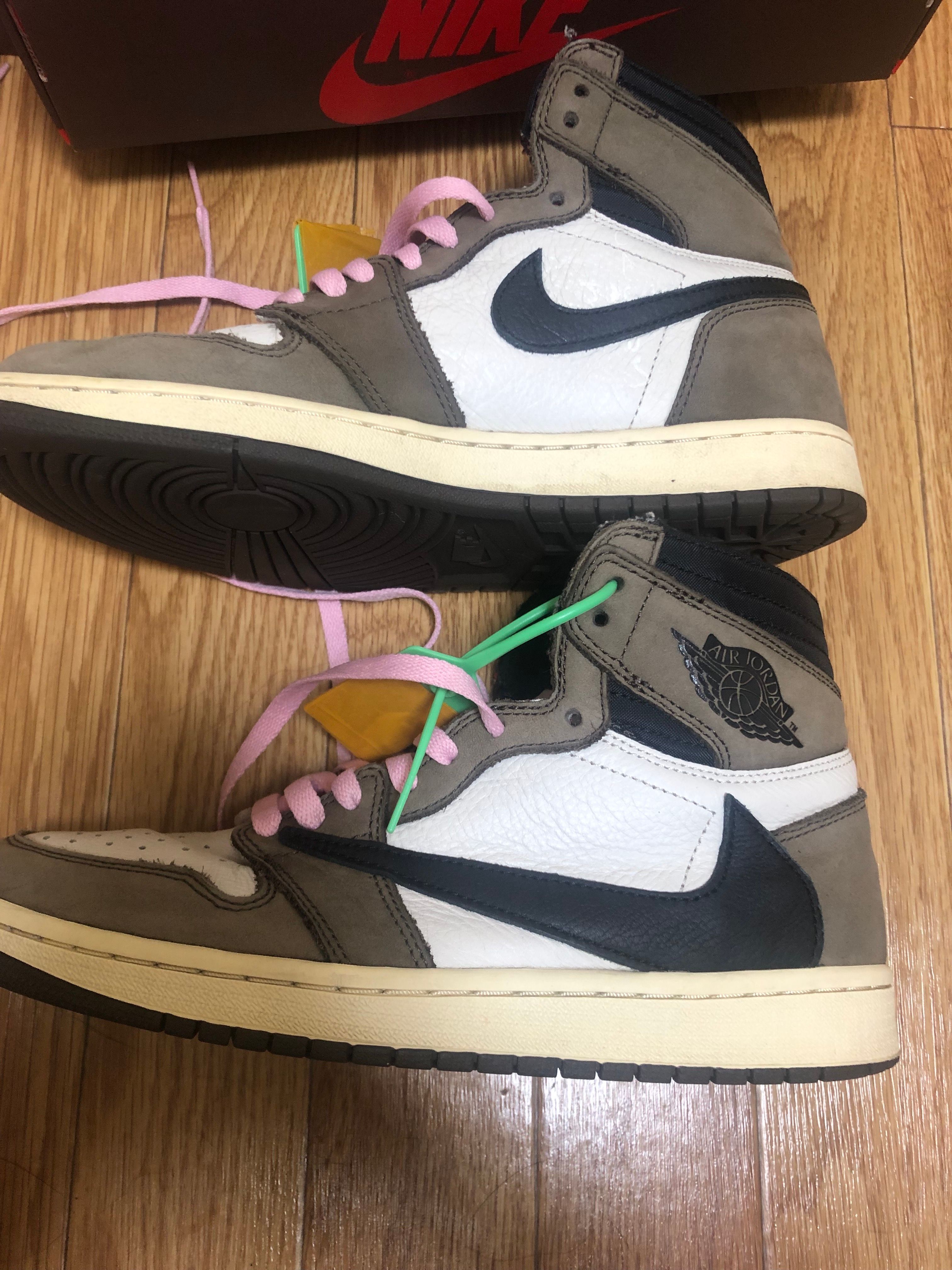 Travis Scott × Nike Air Jordan 1 Retro High OG TS SP "Sail/Dark Mocha"