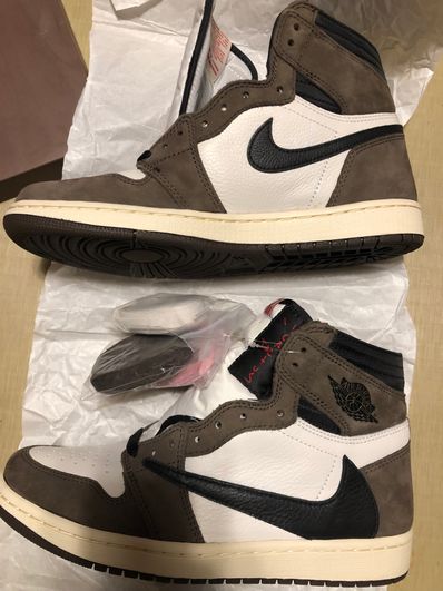 Travis Scott × Nike Air Jordan 1 Retro High OG TS SP "Sail/Dark Mocha"