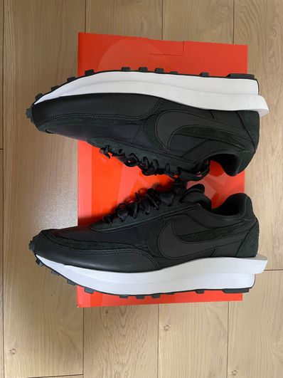 sacai × Nike LDV Waffle "Triple Black"