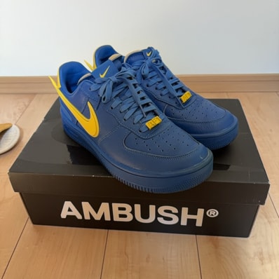 AMBUSH × Nike Air Force 1 Low "Game Royal and Vivid Sulfur"