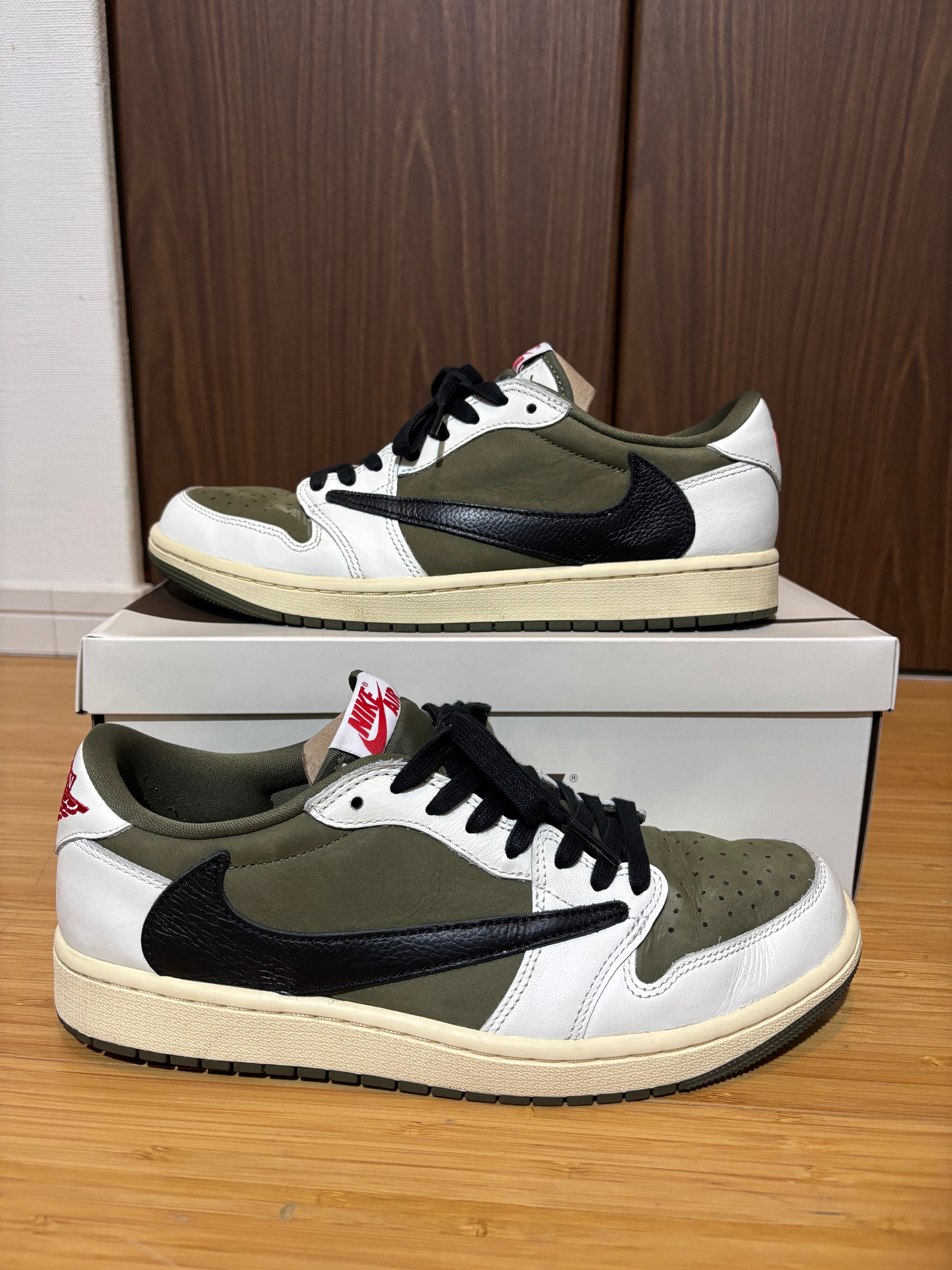 Travis Scott × Nike Air Jordan 1 Low OG SP "Reverse Olive"