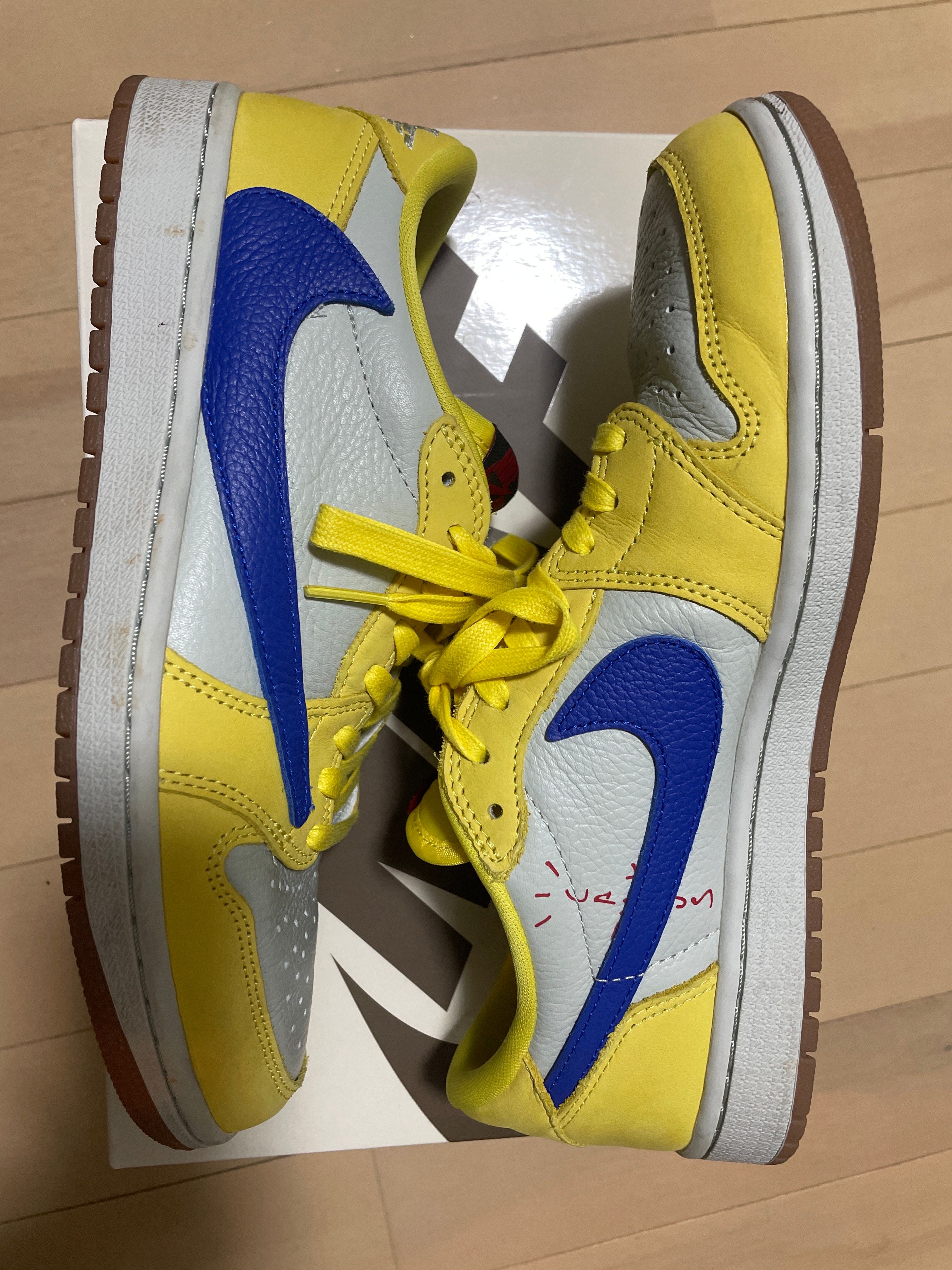 Travis Scott × Nike Women's Air Jordan 1 Retro Low OG "Canary"