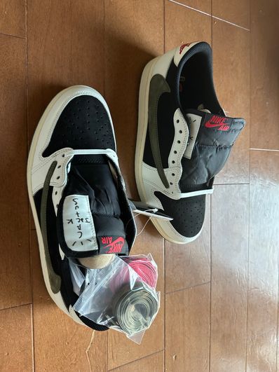 Travis Scott × Nike Women's Air Jordan 1 Low OG "Medium Olive"