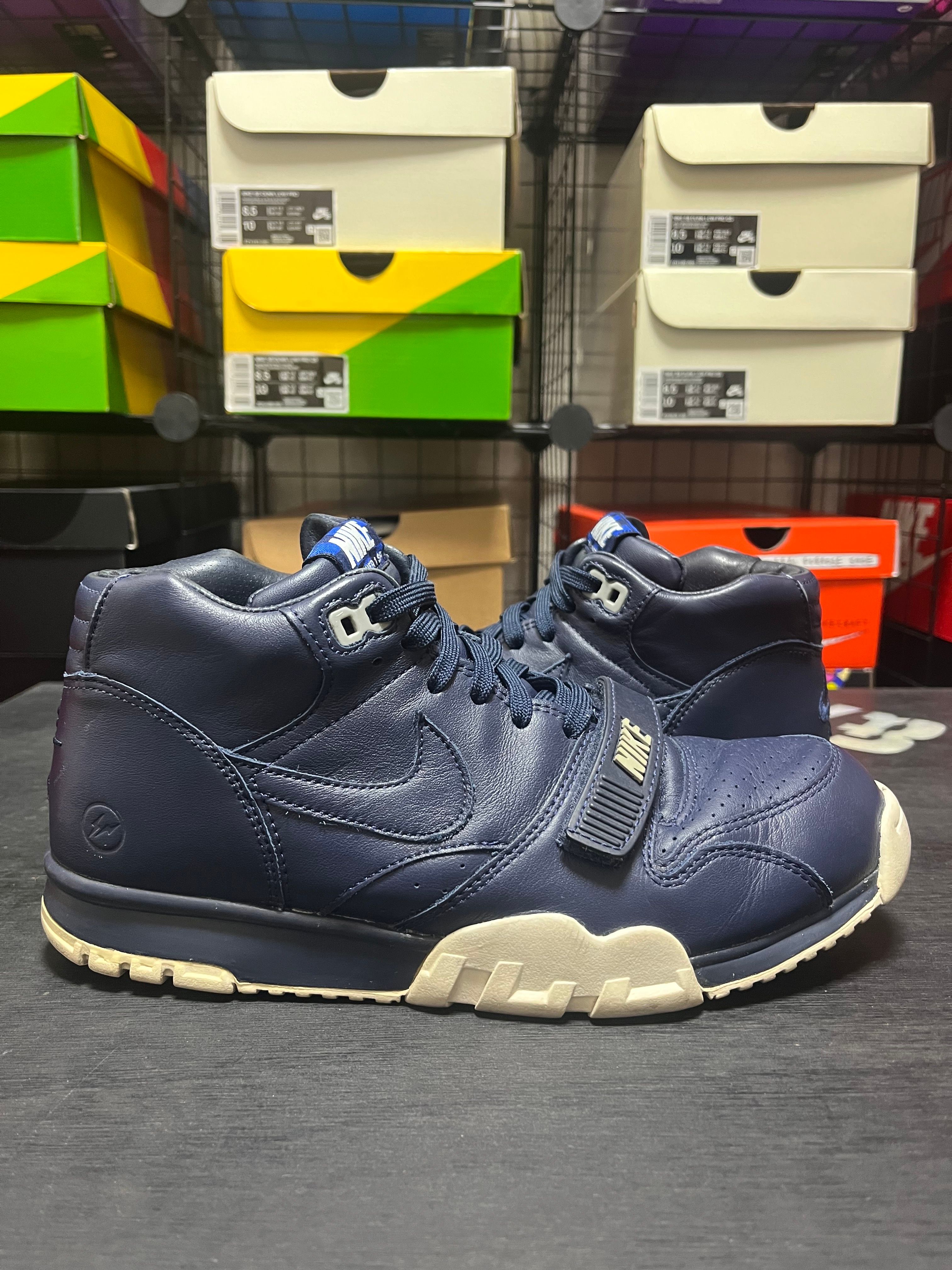 Fragment × Nike Air Trainer 1 "Obsidian"