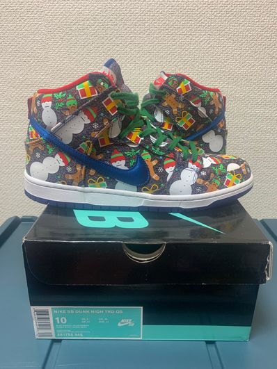 CONCEPTS × Nike SB Dunk High "Ugly Christmas Sweater" (2017)