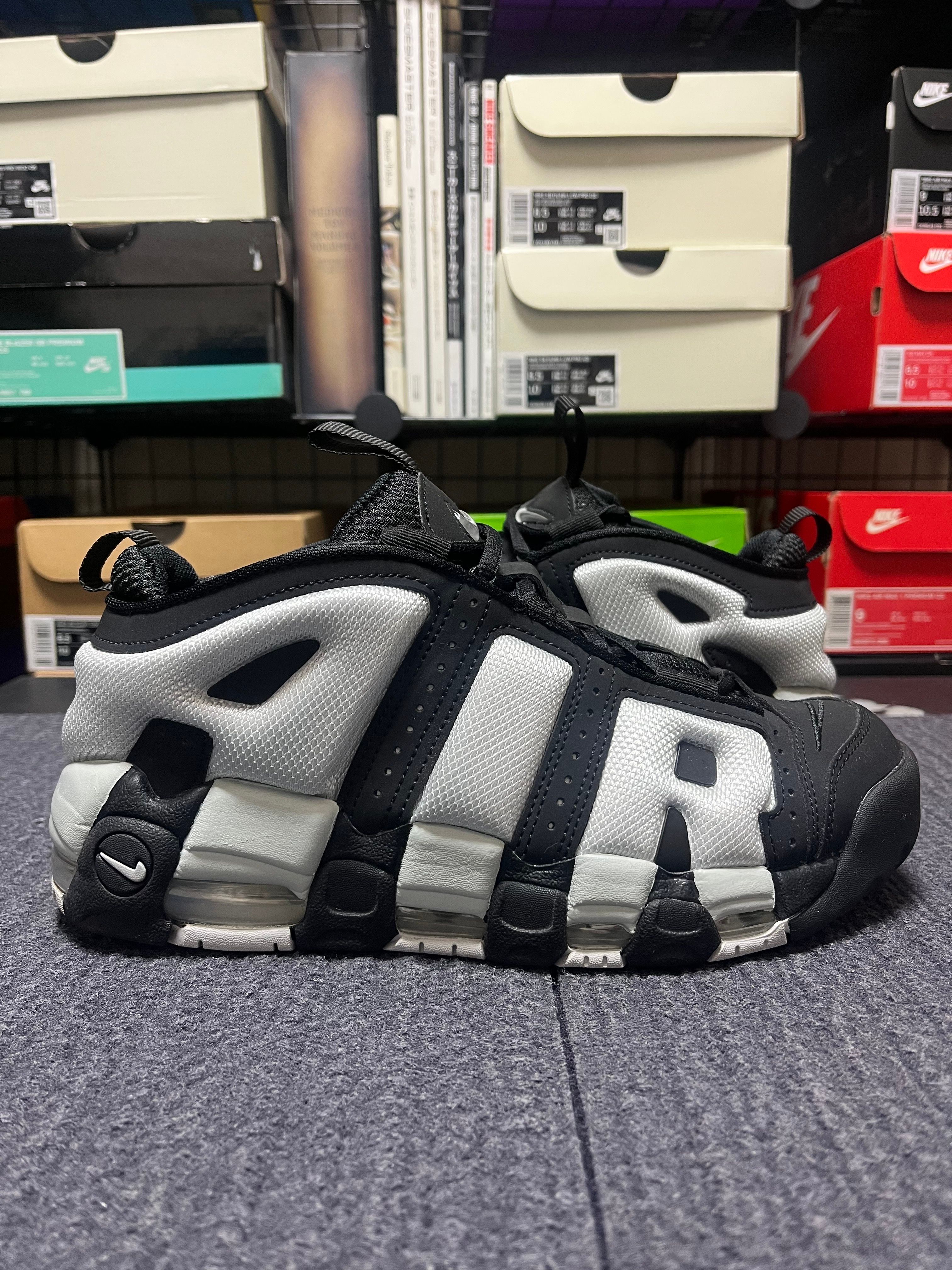 Nike Air More Uptempo Low "Black/Photon Dust"