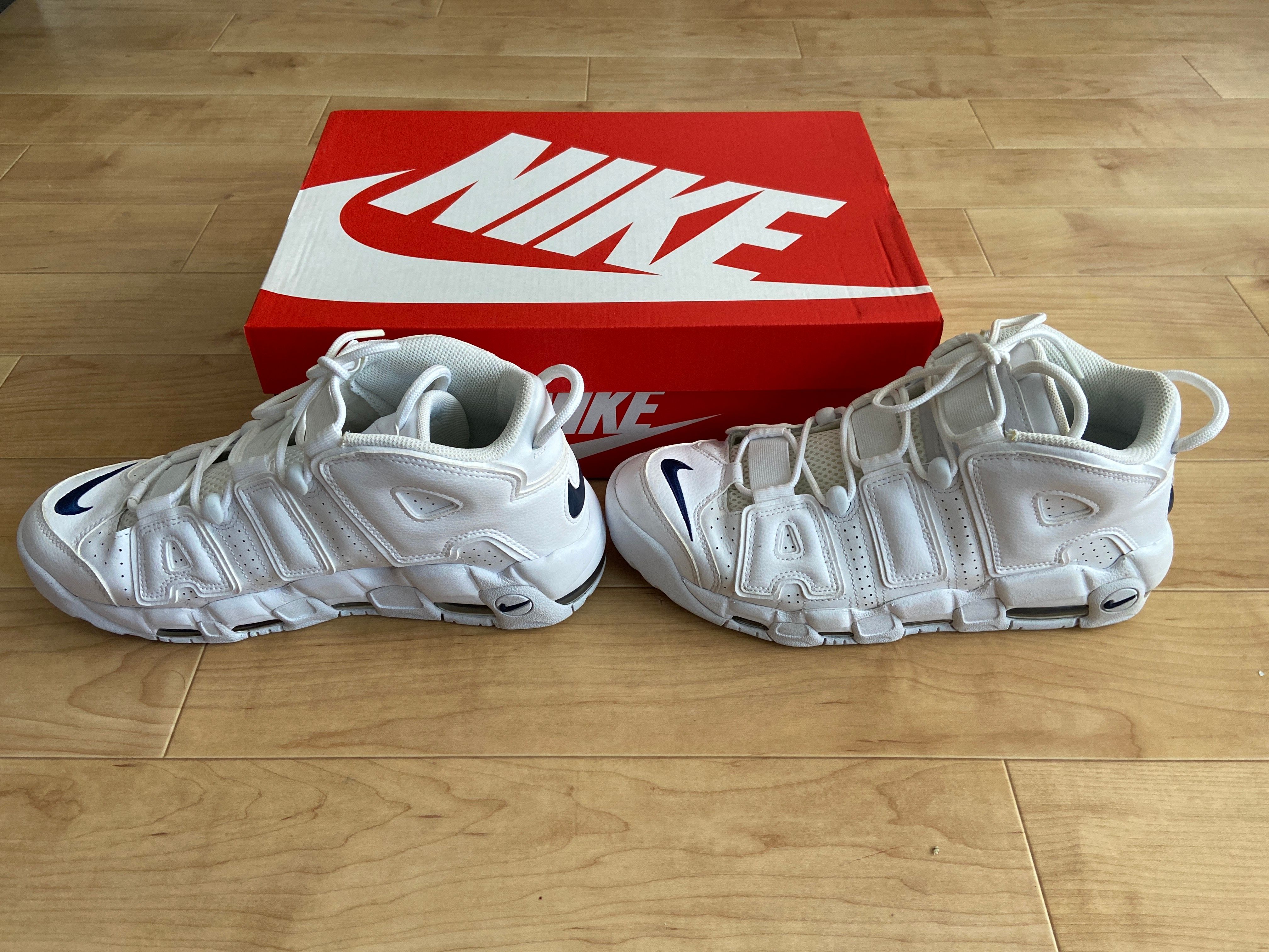 Nike Air More Uptempo "White/Midnight Navy"